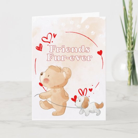 Carte de vacances pour les amis (Devant)