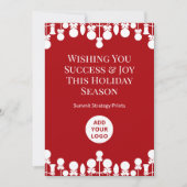 Carte de vacances pour les entreprises | Texte per (Devant)