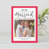 Carte de vacances pour les jeunes mariés mariés (Debout devant)