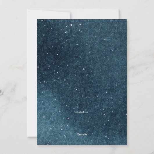 Carte de vacances pour les nuits d'hiver (Dos)