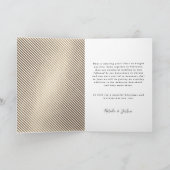 Carte de vacances pour mariage marié (Intérieur)