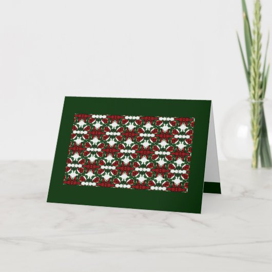 Carte de vacances pour Motif de Noël (Devant)