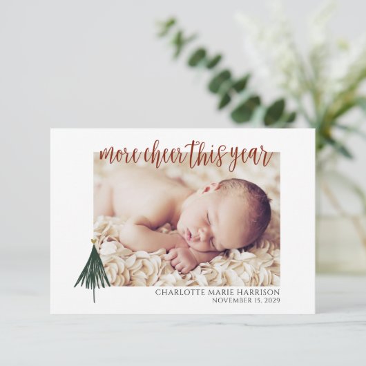 Carte de vacances pour Noël (Debout devant)