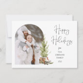 Carte de vacances pour Noël Arbre (Devant)