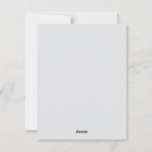 Carte de vacances pour Noël Arbre (Dos)