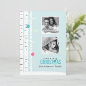 Carte de vacances pour Noël Birch d'hiver (Debout devant)