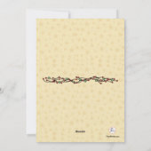 Carte de vacances pour Noël occidental (Dos)