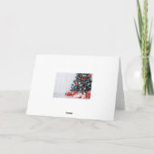 Carte de vacances pour Noël polonais Baubles (Dos)