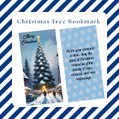 Carte de vacances pour Signet d'arbre de Noël