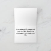 Carte de vacances pour sorcière d'hiver (Intérieur)