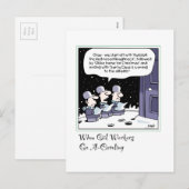 Carte de vacances pour travailleurs du pétrole - d (Devant / Derrière)