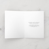 Carte de vacances professionnelle en feuille d'alu (Couchage intérieur)