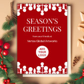 Carte de vacances professionnelle | Salutation de