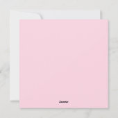 Carte de vacances Pug Love (Dos)