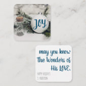 Carte de vacances Puissiez-vous connaître les Merv (Devant / Derrière)