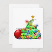 Carte de vacances Python (Devant / Derrière)