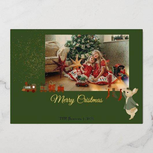 Carte de vacances Rabbit Peter (Recto)