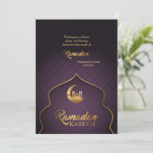 Carte de vacances Ramadan Kareem (Debout devant)