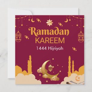 Carte de vacances Ramadan Kareem