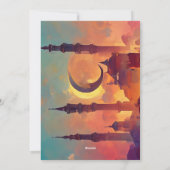 Carte de vacances Ramadan Kareem Ramadan Mubarak (Dos)