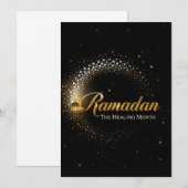 Carte de vacances Ramadan MubaraK (Devant / Derrière)