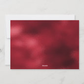 Carte de vacances Red Bow (Dos)