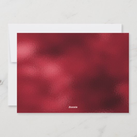 Carte de vacances Red Bow (Dos)