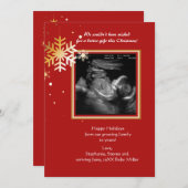 Carte de vacances Red et Gold Ultrasound (Devant / Derrière)