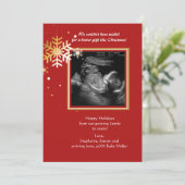 Carte de vacances Red et Gold Ultrasound (Debout devant)