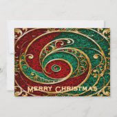 Carte de vacances Red Gold Green (Devant)