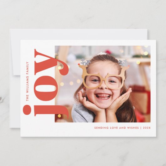 Carte de vacances Red Joy (Devant)