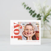 Carte de vacances Red Joy Budget (Debout devant)