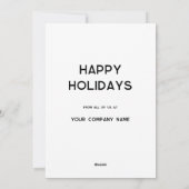 Carte de vacances Red Wreath (Dos)