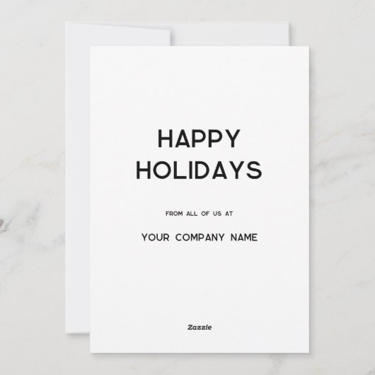 Carte de vacances Red Wreath (Dos)