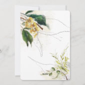 Carte de vacances Rejoice peinte florale photo (Dos)