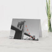 Carte de vacances - REMISE de pont de Brooklyn (Devant)