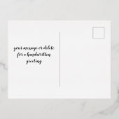 Carte de vacances Retro 50's Christmas Ornaments (Verso)