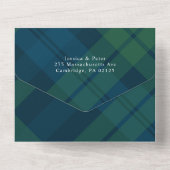 Carte de vacances Retro Christmas 5 Photo Grey (Verso)