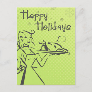 Carte de vacances rétro - Citron vert