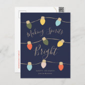 Carte de vacances Retro Twinkles (Devant / Derrière)