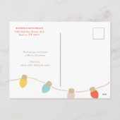 Carte de vacances Retro Twinkles (Dos)