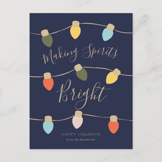 Carte de vacances Retro Twinkles (Devant)