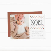 Carte de vacances Retro Vintage Noel