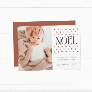 Carte de vacances Retro Vintage Noel