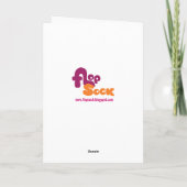 Carte de vacances Rocking Horse (Dos)