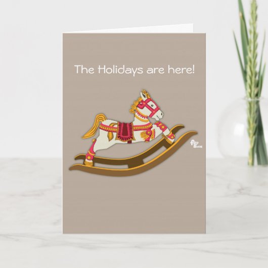 Carte de vacances Rocking Horse (Devant)