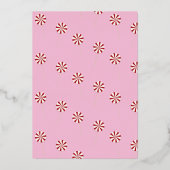 Carte de vacances Rose Gold Foil Collage Photo de  (Verso)