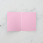 Carte de vacances rose moche de Noël modifiable (Intérieur)