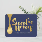 Carte de vacances Rosh Hashanah Flat (Debout devant)