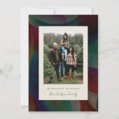 Carte de vacances Rustic Warming Photocard (Devant)